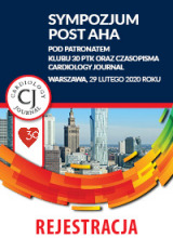 Sympozjum Post AHA pod patronatem Klubu 30 PTK i czasopisma Cardiology Journal