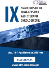 IX Zjazd Polskiego Towarzystwa Radioterapii Onkologicznej 